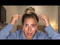 4 QUICK AND EASY MESSY BUNS- LONG AND MEDIUM HAIRSTYLES!