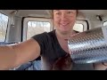 Living in my van | Build series Part 1: I got the seats out and made window covers! #vanlife #build