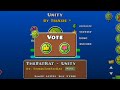 Geometry Dash - UNITY by TRIAXIS ( 3 Coin ) 100%