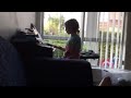 Maisie plays piano