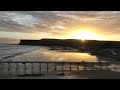 Sunrise at Saltburn on the North Yorkshire Coast.