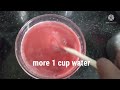 Creamy Thick Stawberry smoothie/juice recipe storable upto 1 week without any food colour