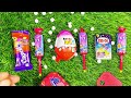 Lollipops Unpacking ASMR 🍭 Chupa Chups & 5 mini Kinder Surprise Opening!Choco Cream Satisfying Video