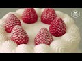 노오븐! 냄비 제누와즈로 딸기 생크림 케이크 만들기 : No-oven Strawberry Cake (without Oven) : いちごのケーキ | Cooking tree