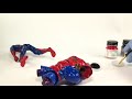 HOW TO: Paint Spider-Man Web lines on a Marvel Legends 6” action figure (BAF lizard)