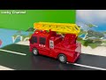 Ambulance minicar animation ☆ Police car minicar makes an emergency run！