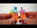 Numberblocks The Terrible Twos Paint the Step Squad Orange!  Learning Colors with the Twos!