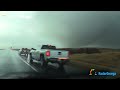 Incredible Footage: Giant Wedge TORNADO Crosses the Road in Front of Storm Chaser @radaromega_wx