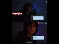 Jungkook's reactions to Taehyung's comments on his Live