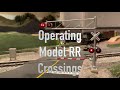 How To Install an Operating Model RR Crossing