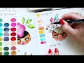 🎉🎉 BOTANICAL Watercolour Month Day 13 | Step by Step Tutorial JUL 2024