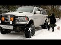 Camping In Snow Storm With Wood Stove Heated Truck Camper