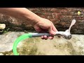 The secret to connecting soft pipes with PVC pipes is super easy that few people know