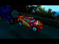 THOMAS and Lightning McQueen vs VAMPIRE DRACULA Pixar cars  in  BeamNG.drive