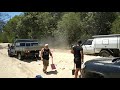 Patriot campers got bogged at Inskip point