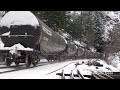 Cold Winter Day Chasing CPKC Mixed Freight Train To The Yale Tunnels, BC