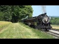 Norfolk & Western #611 at Strasburg, PA May 27, 2023