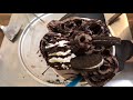 GIANT Oreo Sandwich - Ice Cream Rolls | how to make an Oreo Ice Cream Sandwich to Ice Cream Rolls