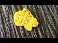 Gold Nugget Deep in Rock