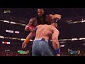 WWE 2K24 Roman Reigns vs John Cena - WrestleMania Showdown
