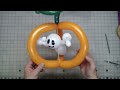 Balloon ghost in pumpkin (Balloon twisting tutorial)