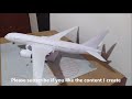 Boeing 787 Papercraft Instructions