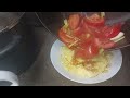 scramble egg with tomato simple  recipe  ni amo dahil vegetarian sia.