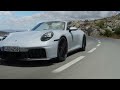 Exhaust Sound of 2025 Porsche 911 Carrera 4 GTS Hybrid Cabriolet