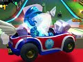 Mario ice + blue car + glider ice =