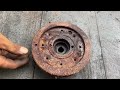 Restoring a Motor Abandoned for More Than 30 Years // Inside a Cockroach Nest // Part 1 #restoration