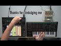 Dark jam with Ableton Push 3, PWM Malevolent, and Hologram Chroma Console