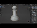 Get Good at Blender -  Easy Chess Piece