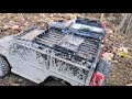 SCX10 ii Cherokee trail meet up with Traxxas TRX4 Defender