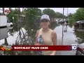 Streets badly flooded in northeast Miami-Dade