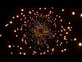 VJ Loop Golden Bokeh Particle Tunnel Abstract Background Video Pattern 4k Screensaver