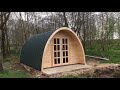 Bespoke 2 Room Glamping Pod Supplied and Installed by Cabins Unlimited
