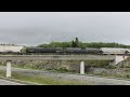 CN M306 and M305 Crossing the Trans-Canada Highway