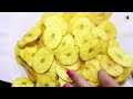 How to Make Banana Chips | Homemade Banana Chips Recipe | Kanak's Kitchen