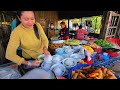 Under $1 Khmer FAST Food Store ! Crispy Fried Spring Rolls, Num Krok, Yellow Pancake in Battambang
