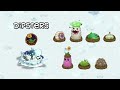 Cold Island - All Monster Sounds & Animations (My Singing Monsters)