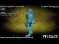 Velrock Art Miniatures Spacefarer February 2023 - Female Dragonborn Commandos