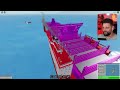 Transporting CARGO SHIPS in Roblox Shipping Lanes