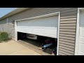 All White Garage Door Opening and Closing!