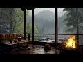 Escape to Tranquility Immerse Yourself in Balcony Rain Ambience for Deep Relaxation