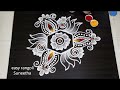 Sravanamasam Special rangoli designs || Traditional Friday muggulu || easy kolam with 3 dots