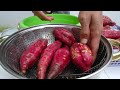 Why do sweet potatoes grown in soil bags have so many large tubers?