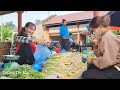 Mai and the baby harvest lemongrass to sell - Cooking with baby and daughter | Tương Thị Mai