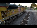 Union Pacific Trains At DeKalb and Rochelle IL!!