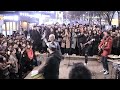 A Teen Boy Suddenly Joined Street Band and Played Ultimate Bass Improvisation [ENG CC]
