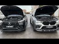 GLE63 S AMG VS. BMW X6 M COMPETITION +SOUND Comparison! Interior Exterior Review